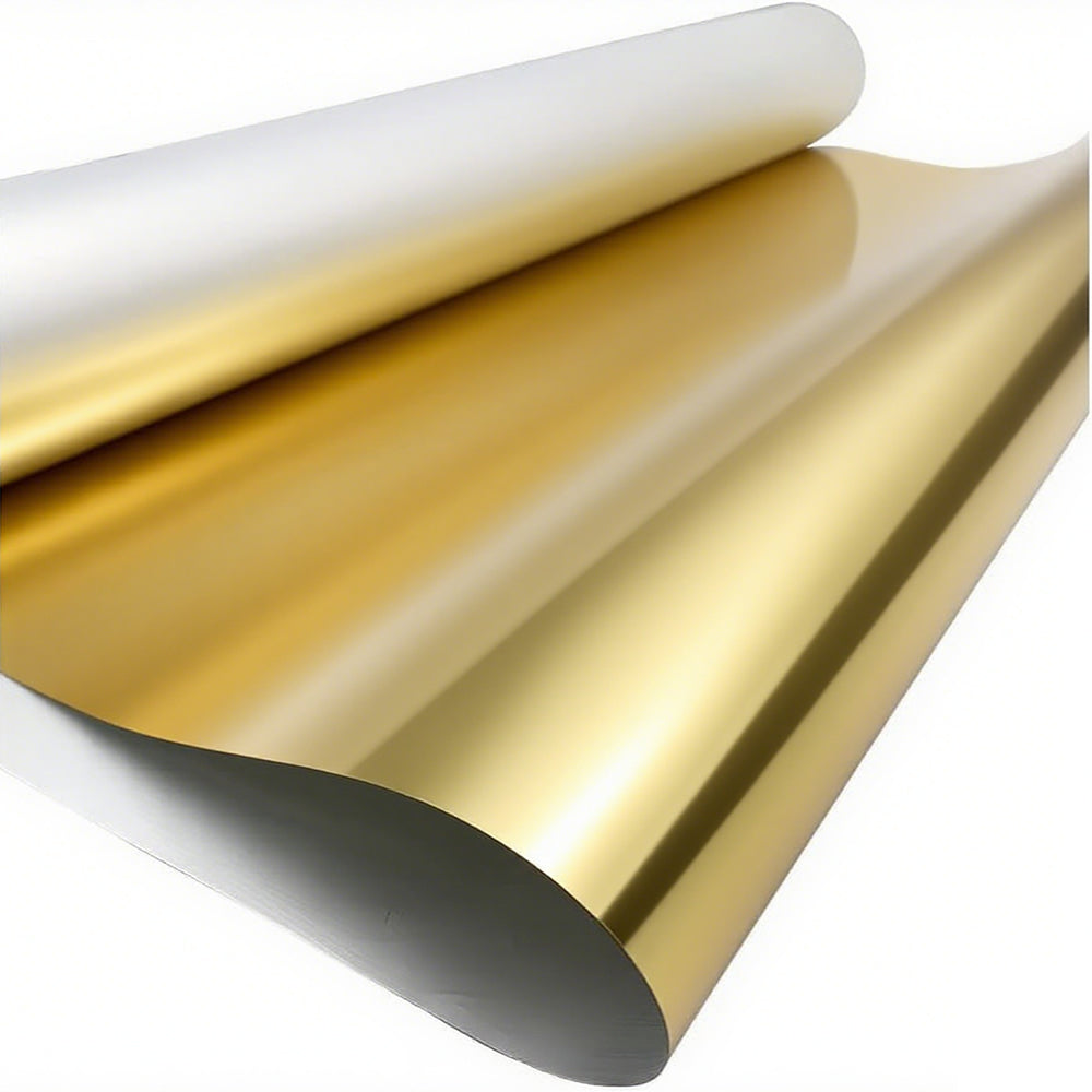24in x 328ft DTF Gold/Silver Film Roll Bulk - Direct to Film Transfer Printing for High-Volume Apparel Orders