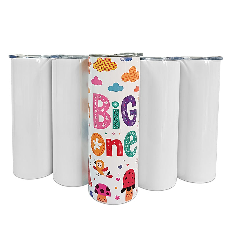 2023 Hotselling Sublimation Blank Us Warehouse 20oz Stainless Steel Straight Tumbler