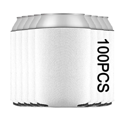 25 Pack Sublimation Can Coolers Blanks - Neoprene Collapsible Insulated Sleeves for Super Bowl Party Guest Favors & HTV Projects