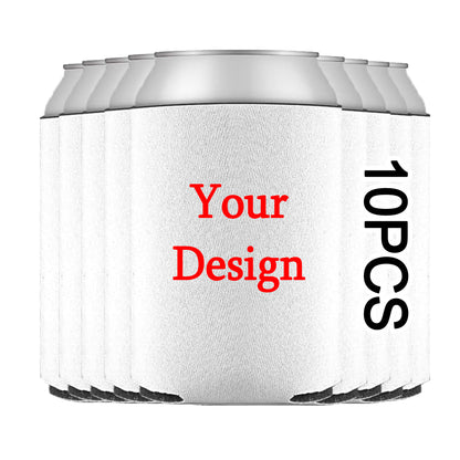 25 Pack Sublimation Can Coolers Blanks - Neoprene Collapsible Insulated Sleeves for Super Bowl Party Guest Favors & HTV Projects