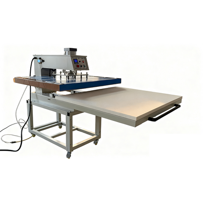 32" x 40"/40" x 48" Large Format Pneumatic Heat Press with Stand: Perfect for high-pressure garment & textile applications.