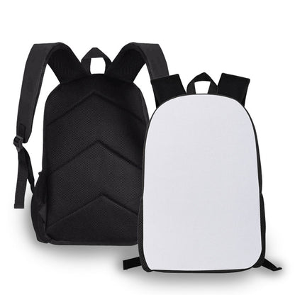 Sublimation Blank 3Pcs Backpack Set with Lunch Box & Pencil Pouch - Kids School Bag Waterproof Lightweight for Boys Girls Elementary Middle School