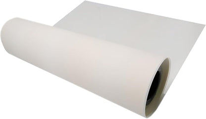 Transparent Iridescent DTF Film 24inx328ft,Holographic Swirl Effect for Garment Decoration,Cold Peel PET Film with Rainbow Shine