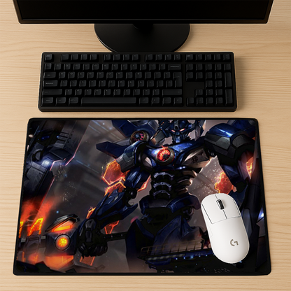 Sublimation Mouse Pad 15x19in Large Size, 6mm Thick White Surface for Custom Printing, Non-Slip Rubber Base Gaming Office Use