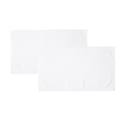 Sublimation Waffle Weave Towel Blanks 16x24in 390gsm, Microfiber Quick Dry, Heat Transfer Ready for Custom Logo, OPP Bag Packed