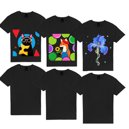 Gildan 6 Pack Blank Cotton T-Shirt – Ultra Soft & Breathable | HTV Ready, Perfect for DIY Printing, Gifts & Streetwear Basic