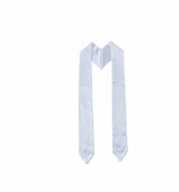 Sublimation Graduation Stole Blank 71inches, White or Green Satin Fabric, 4.8in Wide, Heat Transfer Ready, 65g, OPP Bag