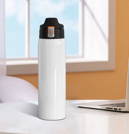 Sublimation 750ml Stainless Steel Thermos Cup for Traveling in Large Capacity with Pop-up Lid