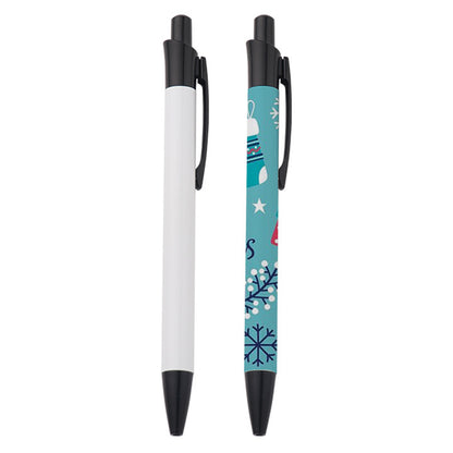 Sublimation Pens – Heat Transfer Blank DIY Ballpoint with Shrink Wrap, Customize Design for Kids School Supplies & DIY Lovers