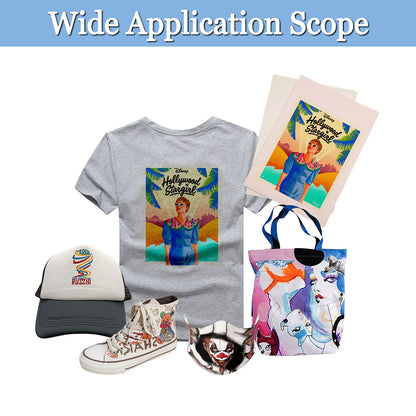 100 Sheets A4 Sublimation Paper - 8.3x11.7 Inch High-Transfer Heat Press Paper for Epson/Sawgrass Printers & T-Shirt/Mug DIY