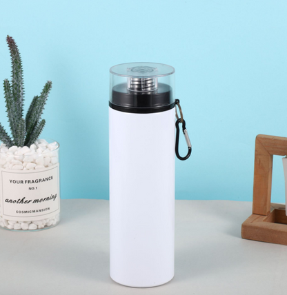 750ML Sublimation Blank Aluminum Sport Kettle with Carrying Ring for Water Drinks