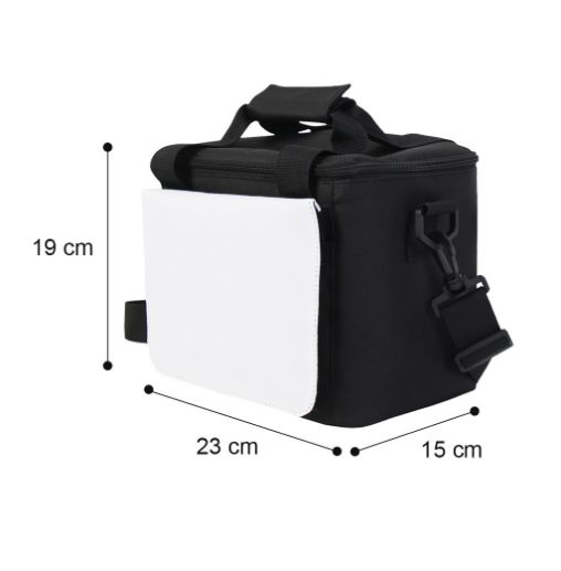 Sublimation Blank Insulation Bag Lunch Bag with Betachable Velcro for Taking Out The Meal