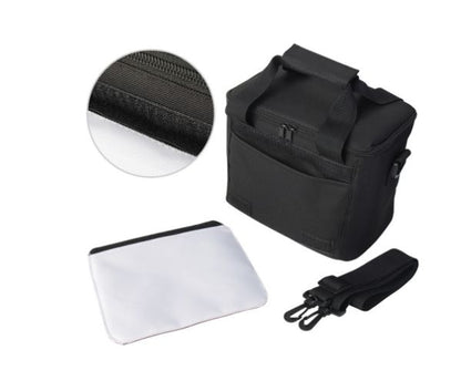 Sublimation Blank Insulation Bag Lunch Bag with Betachable Velcro for Taking Out The Meal
