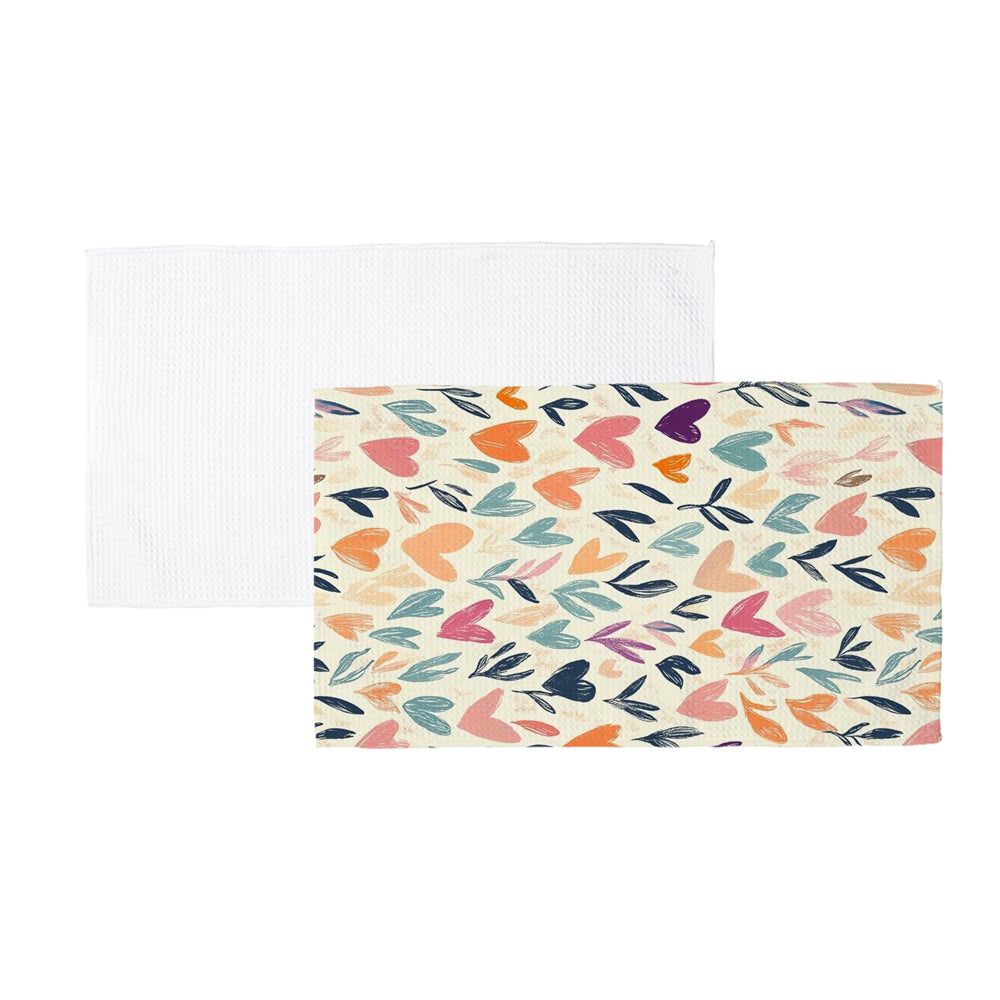 Sublimation Waffle Weave Towel Blanks 16x24in 390gsm, Microfiber Quick Dry, Heat Transfer Ready for Custom Logo, OPP Bag Packed