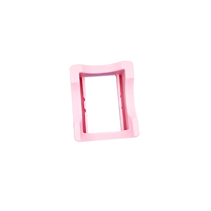 Heat Transfer Taping Holder 4.1x3.5x1.6in, Blue/Pink Silicone Base for Sublimation, Secures Cups During Taping Process