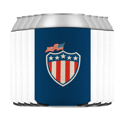 25 Pack Sublimation Can Coolers Blanks - Neoprene Collapsible Insulated Sleeves for Super Bowl Party Guest Favors & HTV Projects