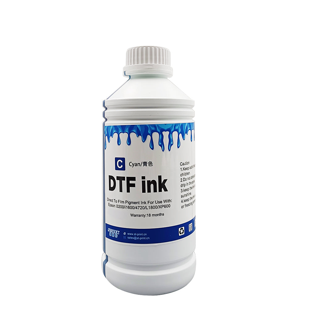 1000ML Premium DTF Ink Combo Pack Compatible for PET Film Refill for DTF Printers Epson I3200 I1600 4720 L1800 XP600, Heat Transfer Printing Direct to Film