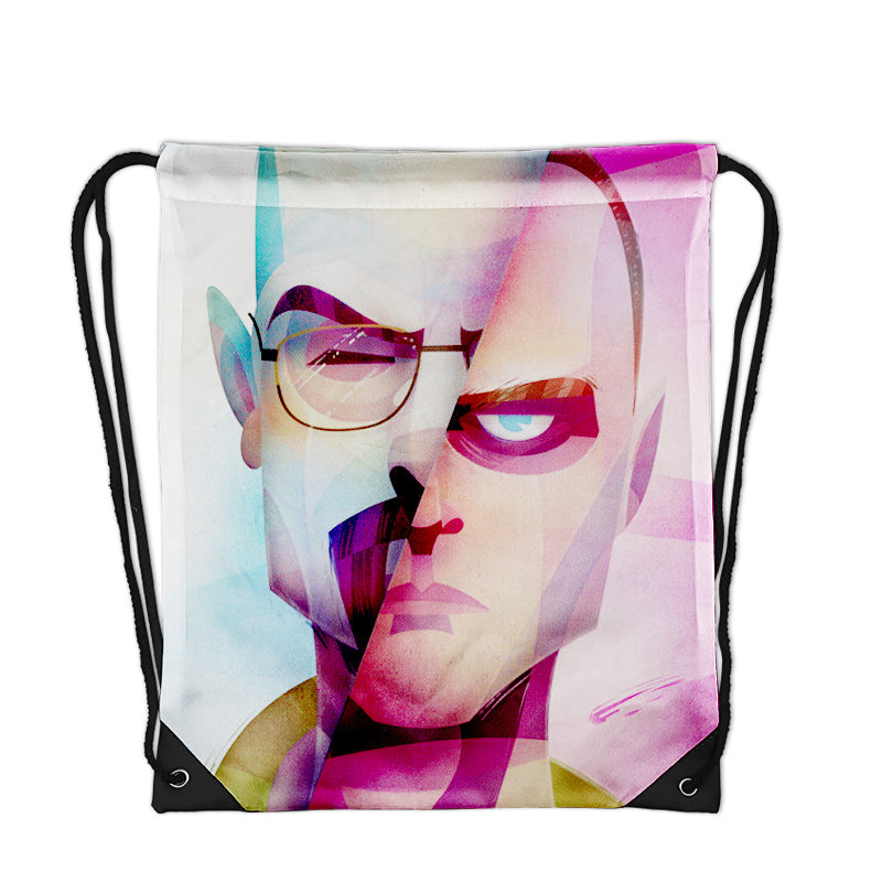4Pcs Sublimation Drawstring Backpack Bulk 420D Premium Polyester Heat-Sealed Edges Draw String Bags For Gym Sport Party Hiking