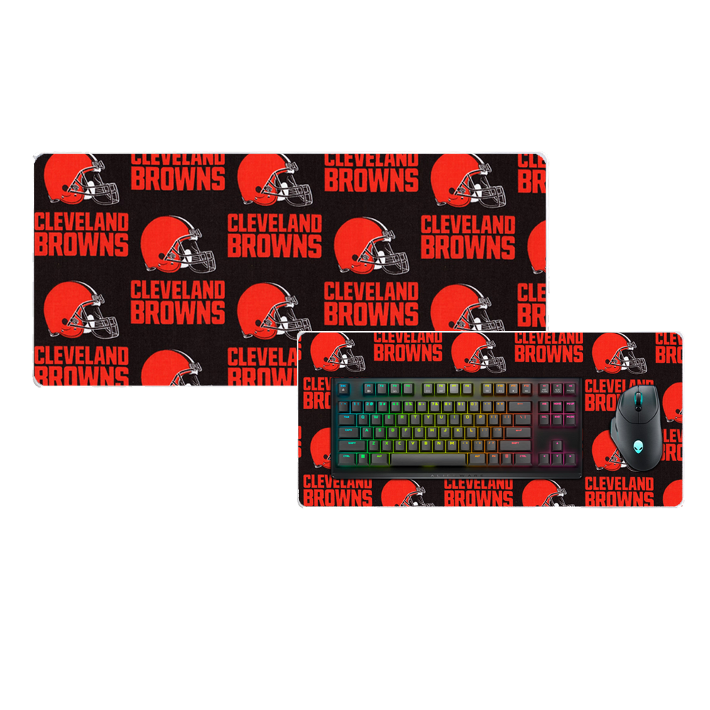 Gaming Mouse Pad 11.8×31.5 inch - NFL Super Bowl LVIX Memorial Heat Press Printing, Non-Slip Rubber Base for Fans & Desktop Use