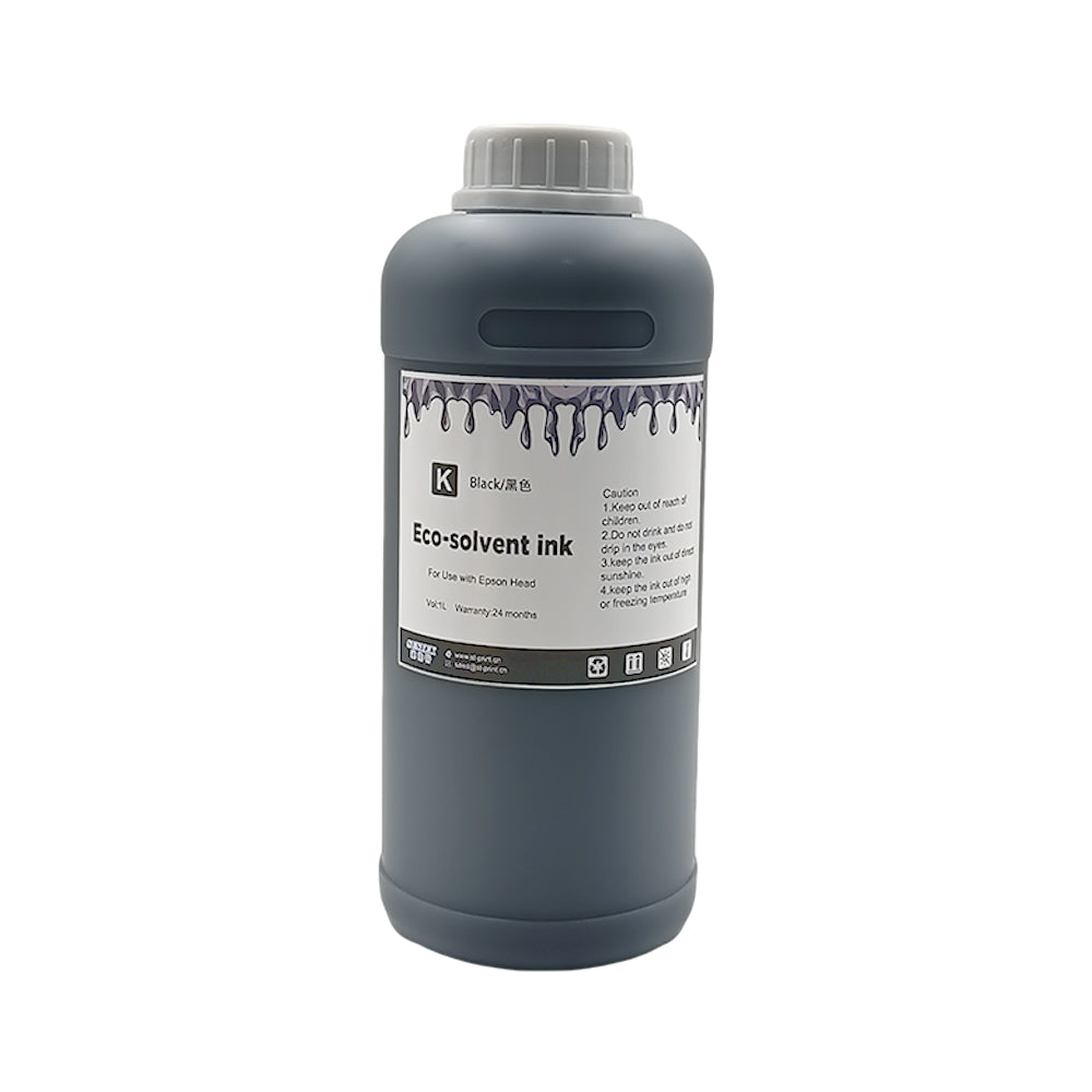 Subtransfer Premium Eco Solvent Ink Set - Vibrant Pigment for HTV/Vinyl/Stickers/T-Shirts Compatible with DX4 DX5 DX7 DX9 DX10 DX11 XP600 TX800 Printhead