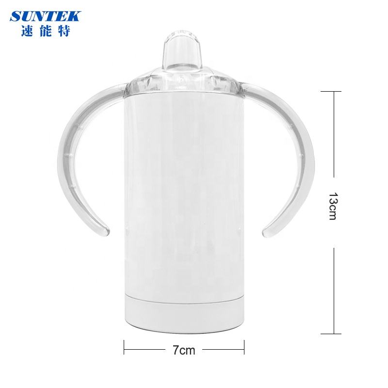 Sublimation Blank Heat Press 12oz Stainless Steel Cup Double Ear Tumbler