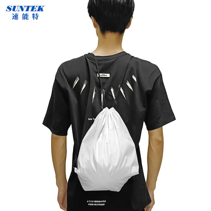 Custom Drawstring Gym Bag Sport Fitness Sack Outdoor Travel Backpacks Made in