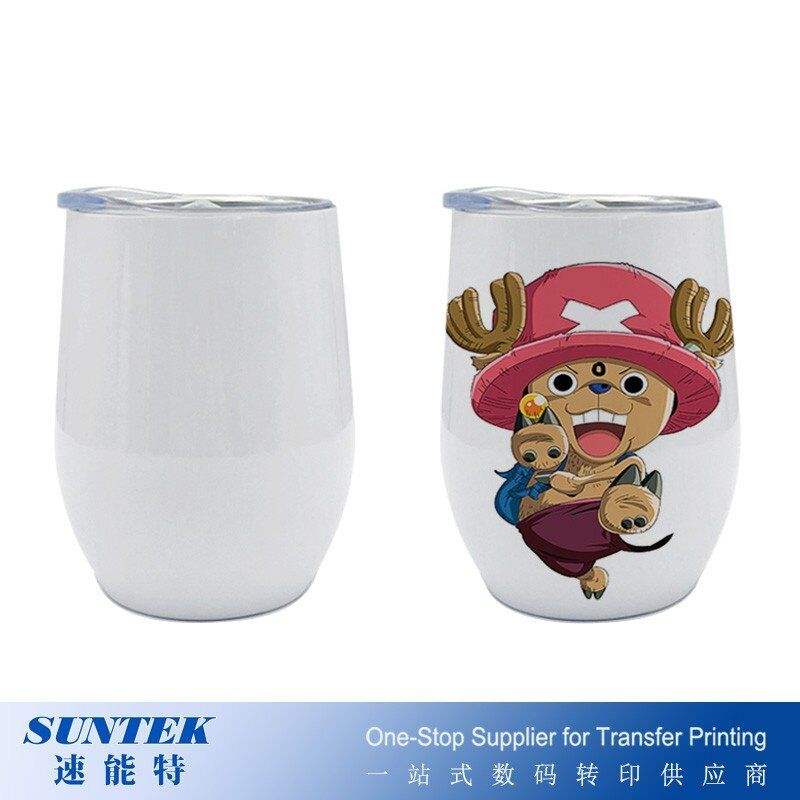 Customized Logo Sublimation Blanks Wine Gift Set 500ml Stainless Steel Wine Bottle Egg Shape Tumbler