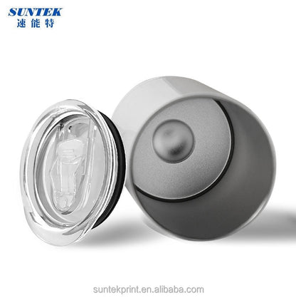 20oz Double Walled Vacuum Insulated Sublimation Blank Straight Skinny Stainless Steel Tumbler With Plastic Straw