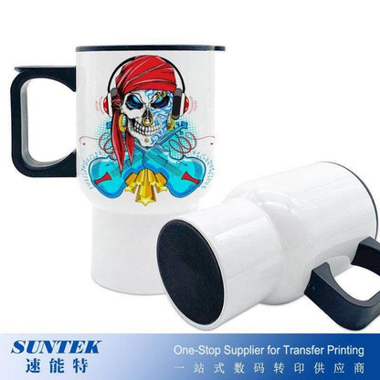 Promotional Price White Stainless Steel With Lid Blank Sublimation Indoor Outdoor Water Car Cup Drinking Set