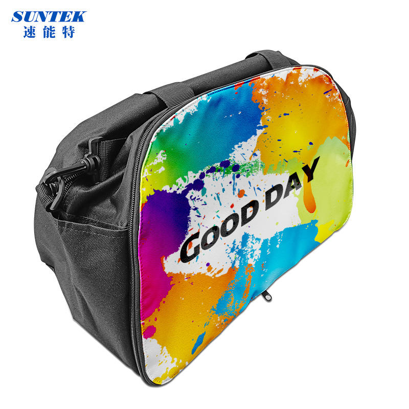 Sublimation Large 600d Polyester Multifunctional Duffle Travel Bags