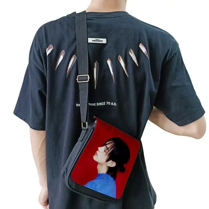 2023 New Arrival Sublimation Printing Blank Men′s Shoulder Bag