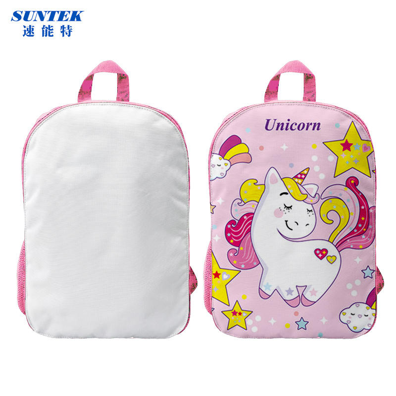 Fashion Design Durable Sublimation Blank Student Backpack Schoolbag