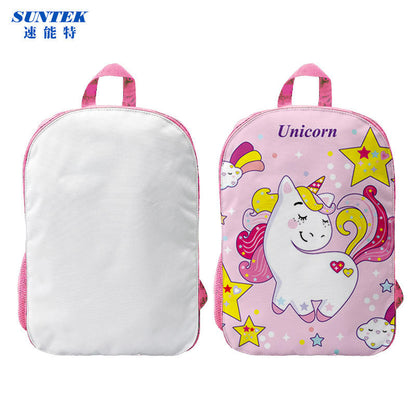 Fashion Design Durable Sublimation Blank Student Backpack Schoolbag