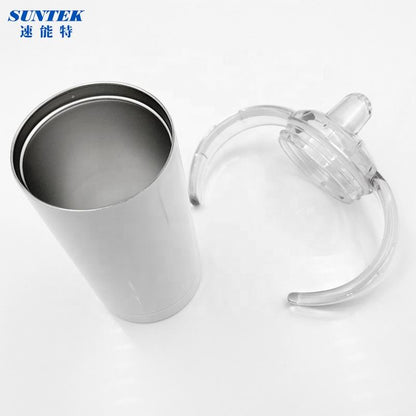 Sublimation Blank Heat Press 12oz Stainless Steel Cup Double Ear Tumbler