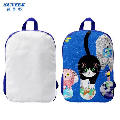 Fashion Design Durable Sublimation Blank Student Backpack Schoolbag