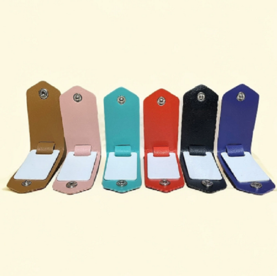 Sublimation Leather Keychain Blank, Double Sided Printed 2.8x1.4in, 6 Colors Pink Black Emerald Etc, Aluminum Panel, 10g
