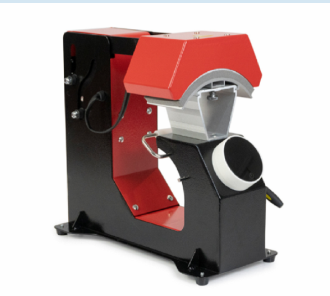 Auto Lift 3-in-1 Cap Heat Press Machine, 3 Size Adjustable Mandrels, 350W/310W Dual Voltage, 40-210°C, Black Red, 8.1kg