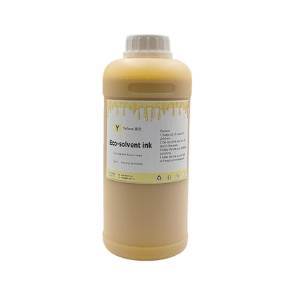 Subtransfer Premium Eco Solvent Ink Set - Vibrant Pigment for HTV/Vinyl/Stickers/T-Shirts Compatible with DX4 DX5 DX7 DX9 DX10 DX11 XP600 TX800 Printhead
