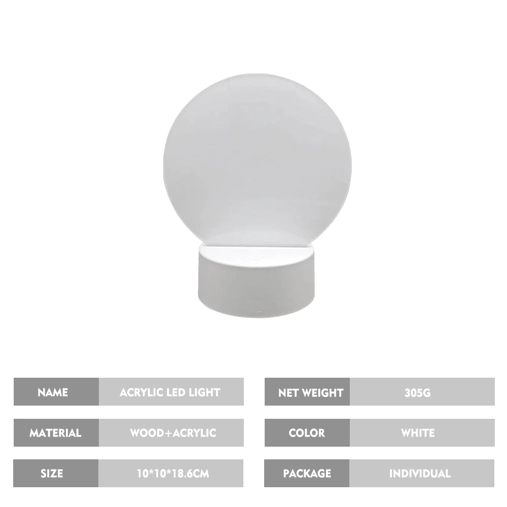 Sublimation  Blanks Acrylic Display Stand 5.9x7.9x0.12in, 3mm Thick Single-Sided White Blank, Customizable Sign Holder, 10pk