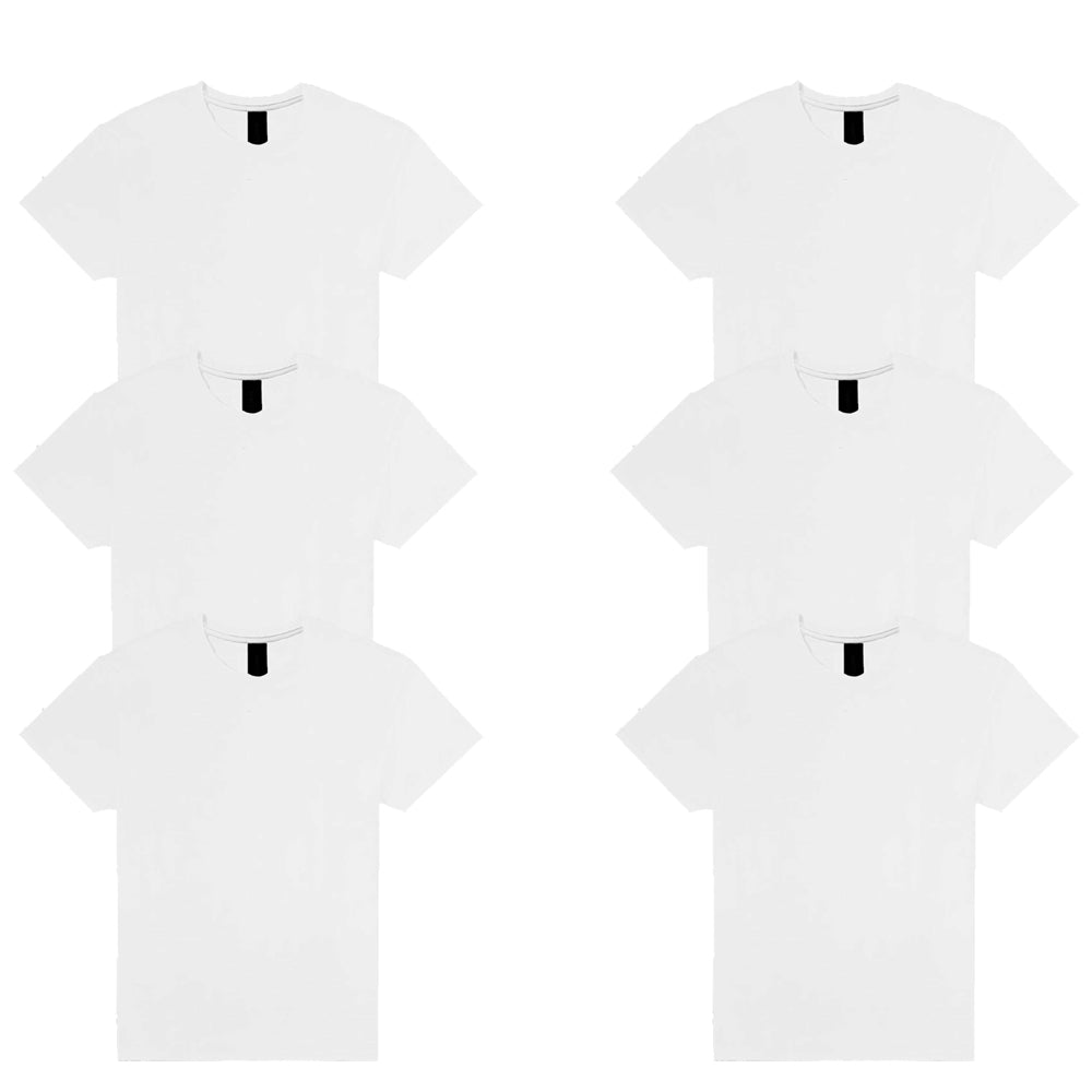 Gildan 6 Pack Blank Cotton T-Shirt – Ultra Soft & Breathable | HTV Ready, Perfect for DIY Printing, Gifts & Streetwear Basic