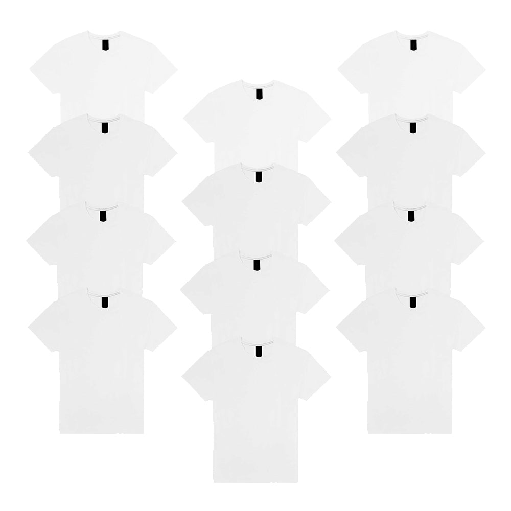Gildan 6 Pack Blank Cotton T-Shirt – Ultra Soft & Breathable | HTV Ready, Perfect for DIY Printing, Gifts & Streetwear Basic
